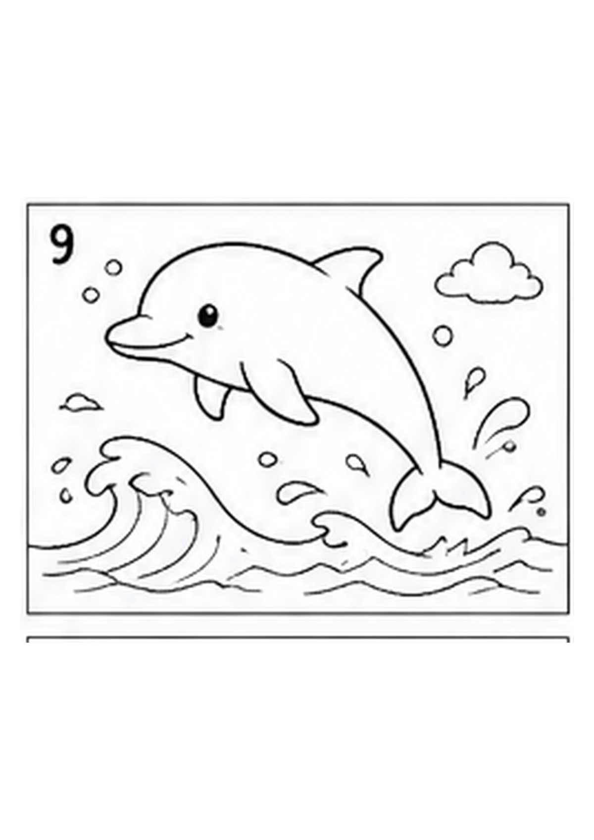 Under the Sea Printable Colouring Book — Ocean Life Illustrations