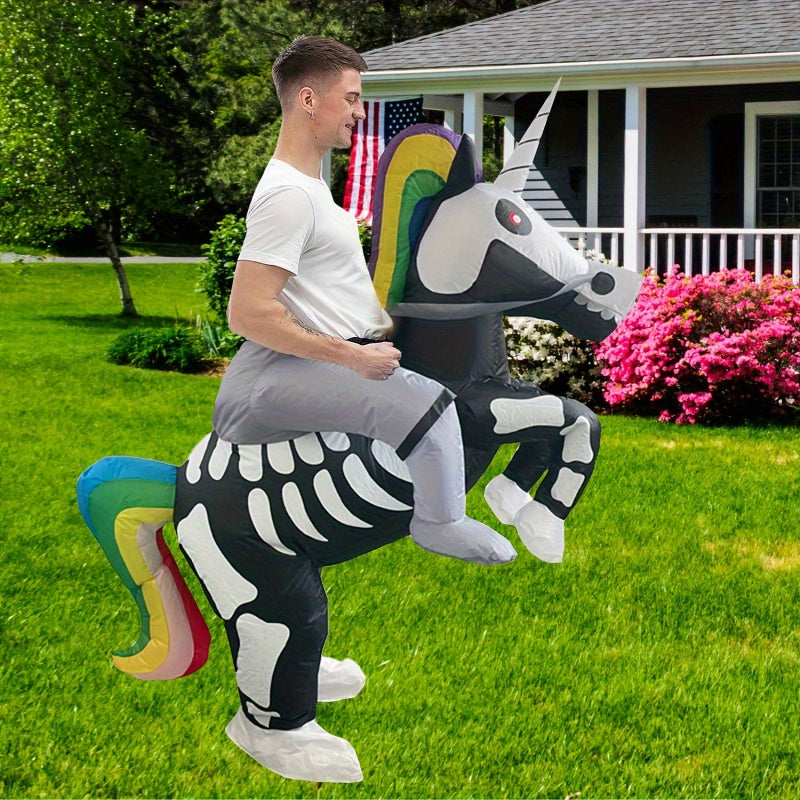 Unicorn Skeleton Costume Halloween Party Outfit