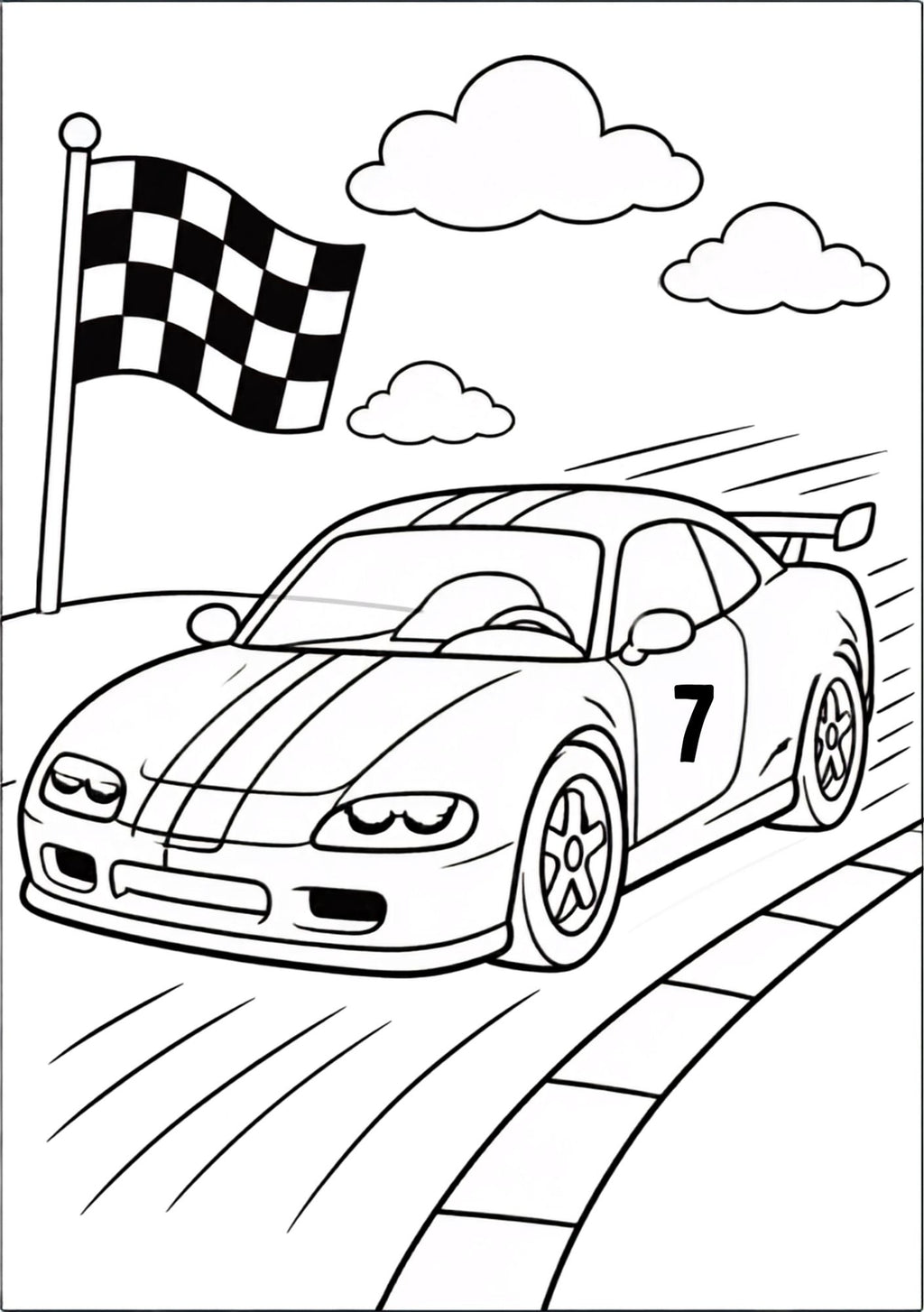 Car and Motorbikes Colouring Book 🚗🏍️