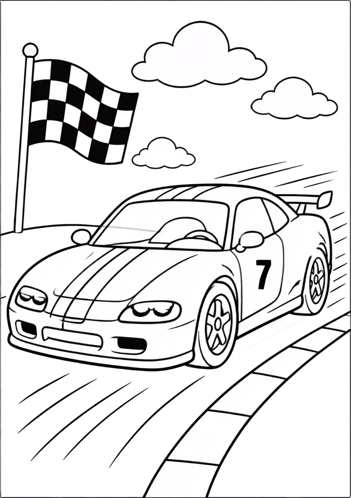 Car and Motorbikes Colouring Book 🚗🏍️