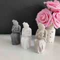 Handmade mother and child figurine small
