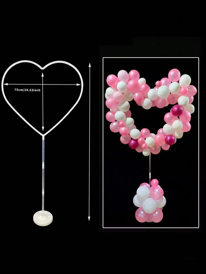 Heart Shaped Balloon Arch Kit – Wedding, Engagement & Valentine’s Décor
