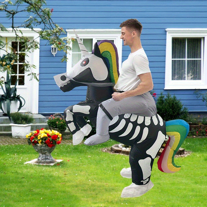 Unicorn Skeleton Costume Halloween Party Outfit