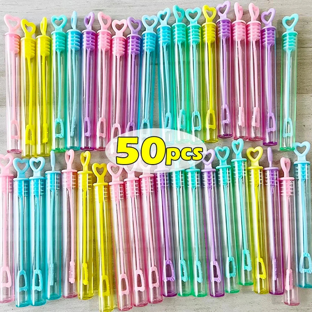Bubble Blowing Love Colored Test Tube Party Toys