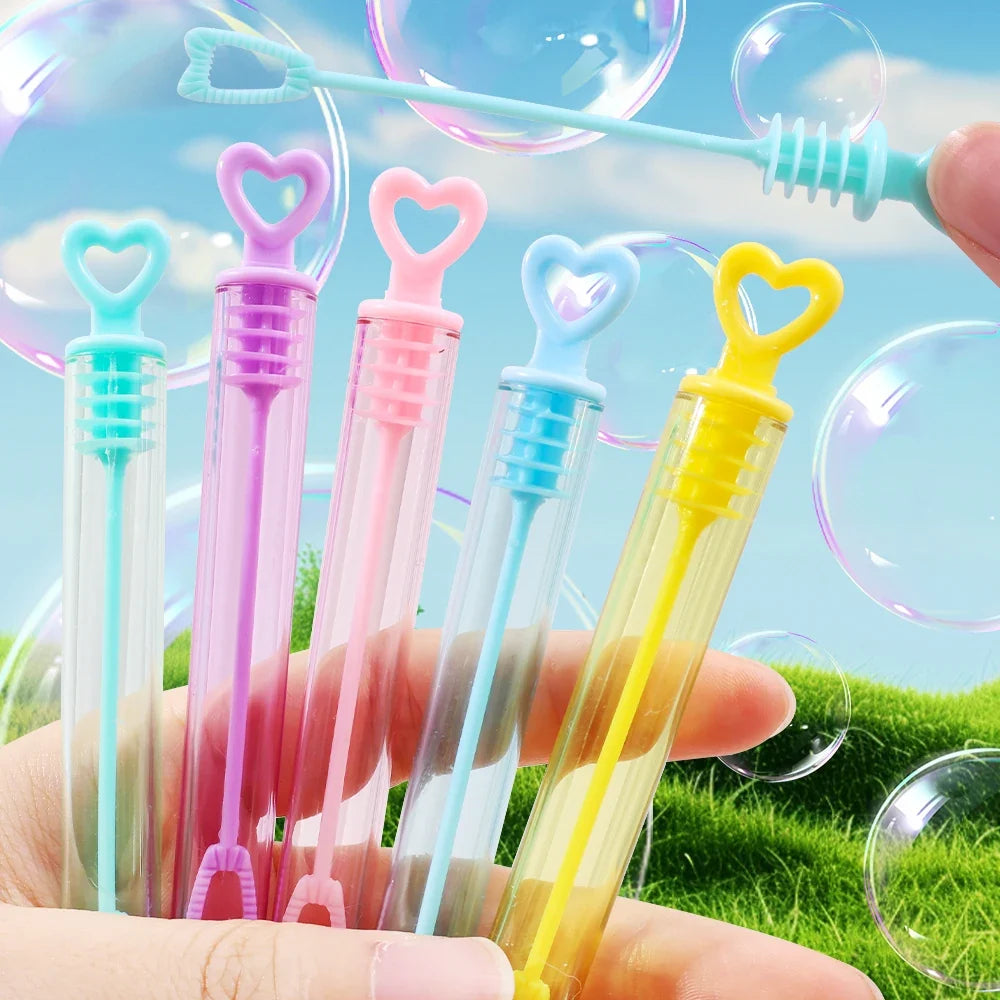 Bubble Blowing Love Colored Test Tube Party Toys