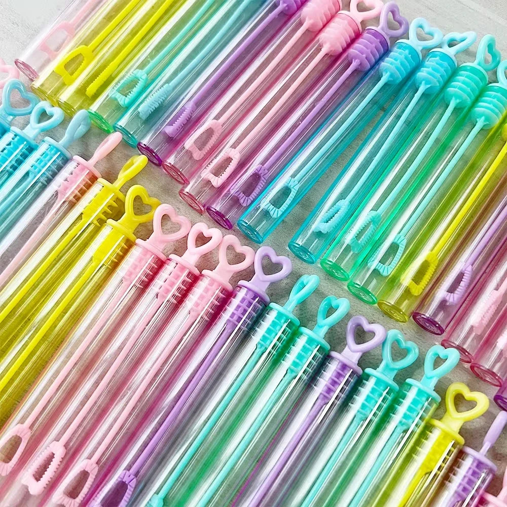Bubble Blowing Love Colored Test Tube Party Toys