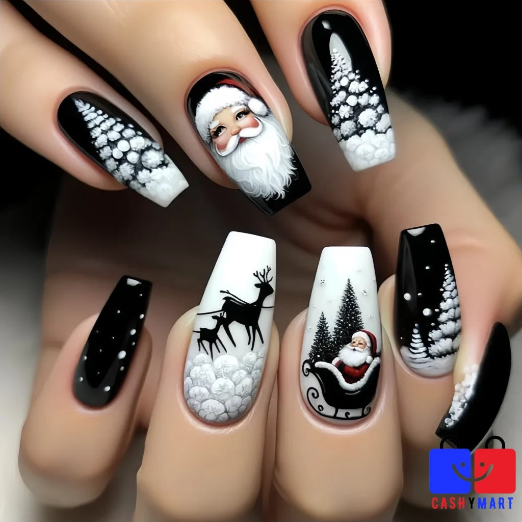 Christmas Press-On Nails