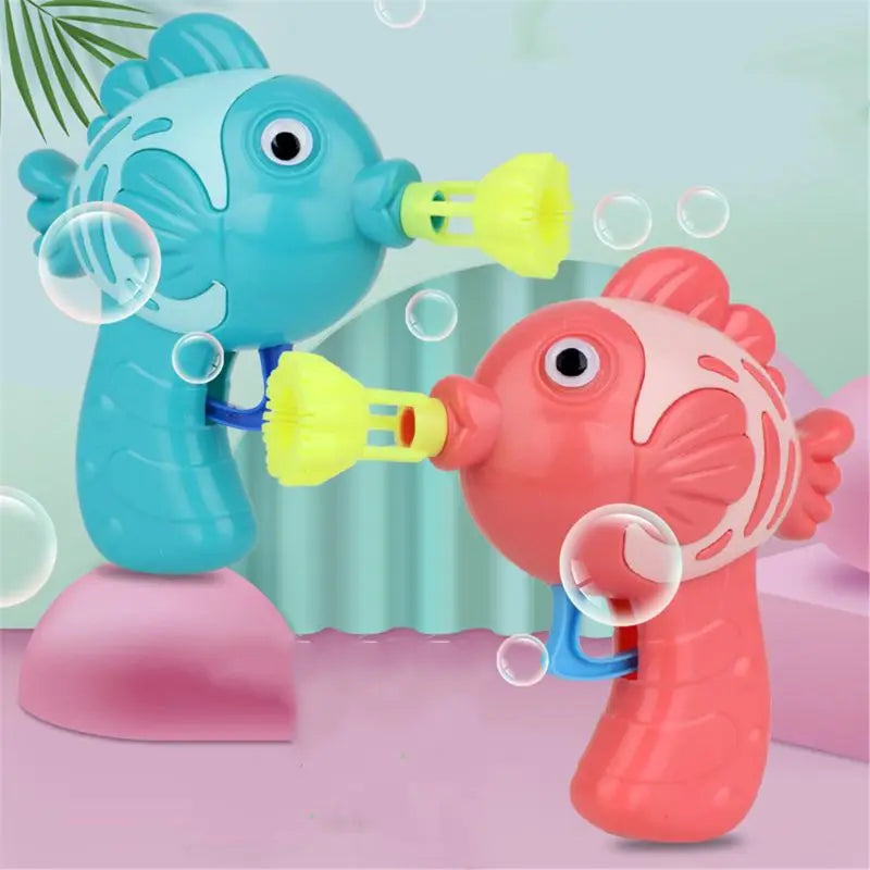 Cute Fish Soap Water Bubble Blower Machine Toy For Kids