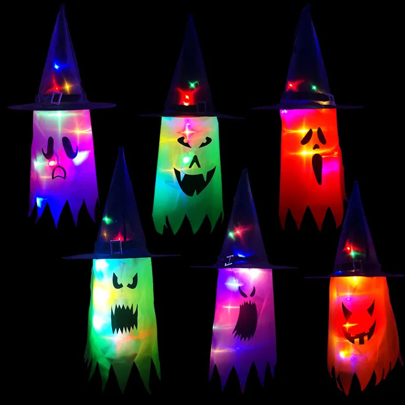 Glowing Ghost Hat Lanterns