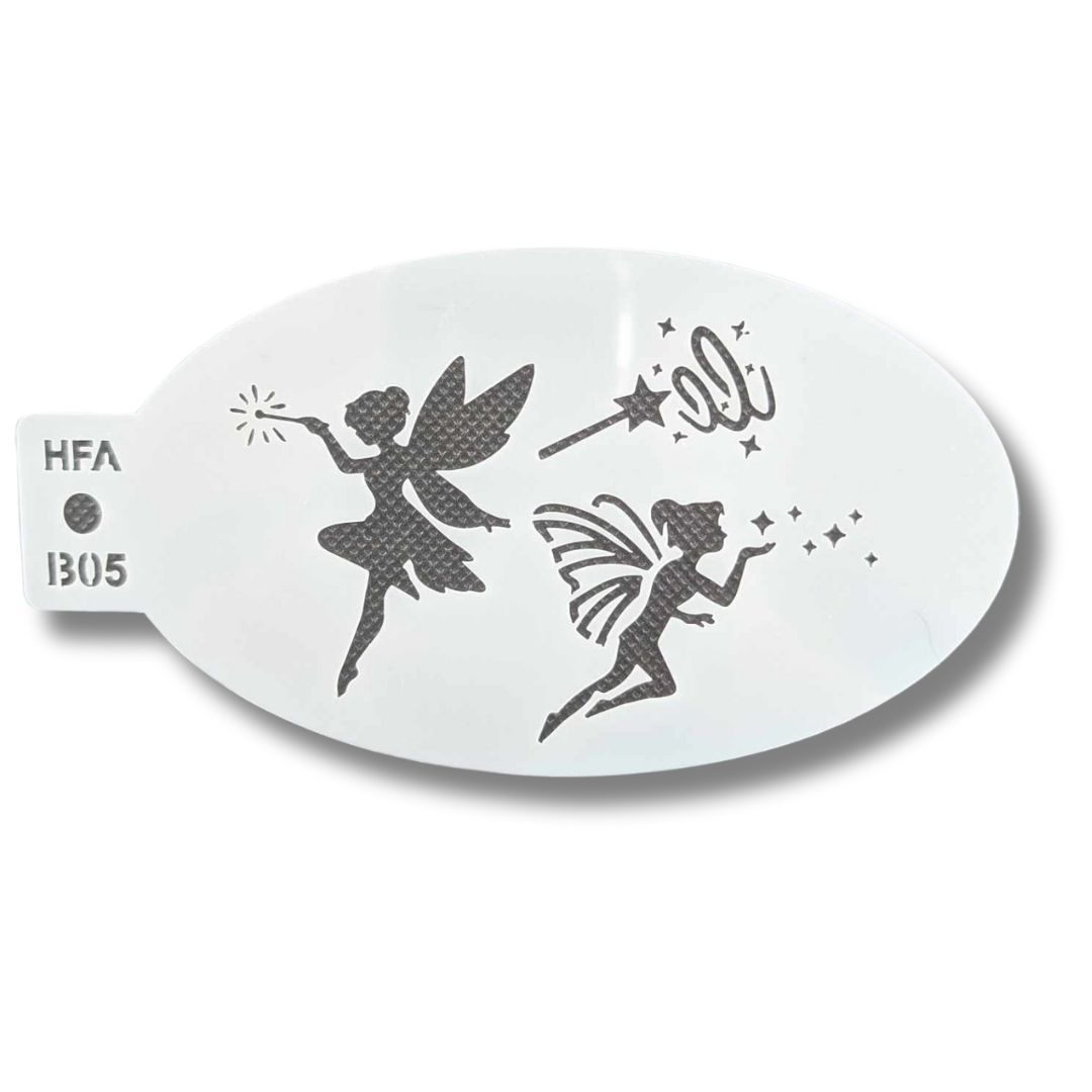 Fairy Wishes Face Painting Stencil