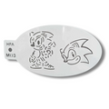 Face Painting Stencil - M03 Sonic