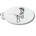 Bonesy T-Rex Face Painting Stencil