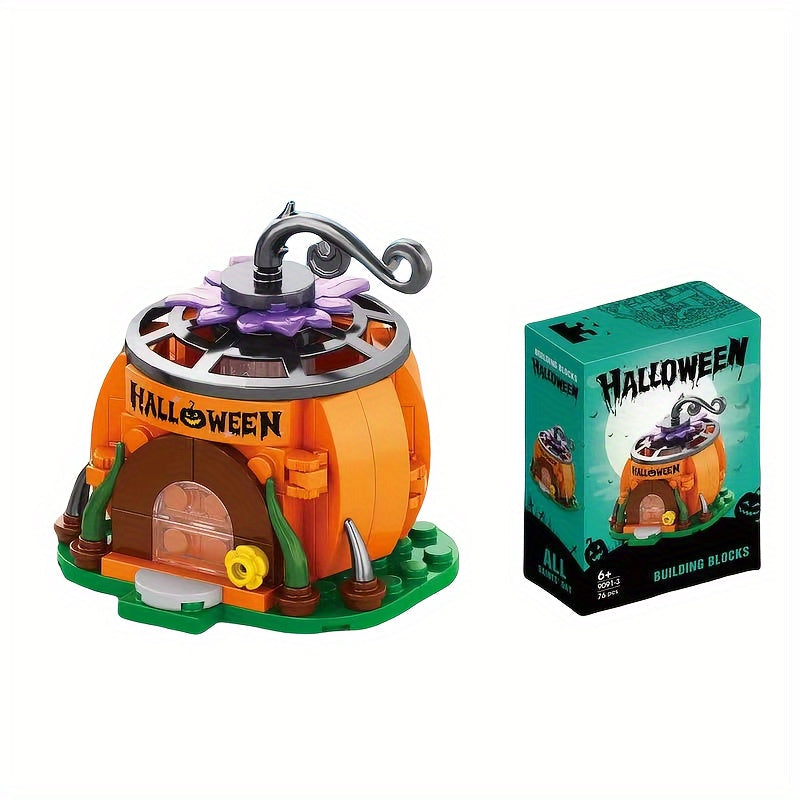 Halloween Candy House Building Block Set