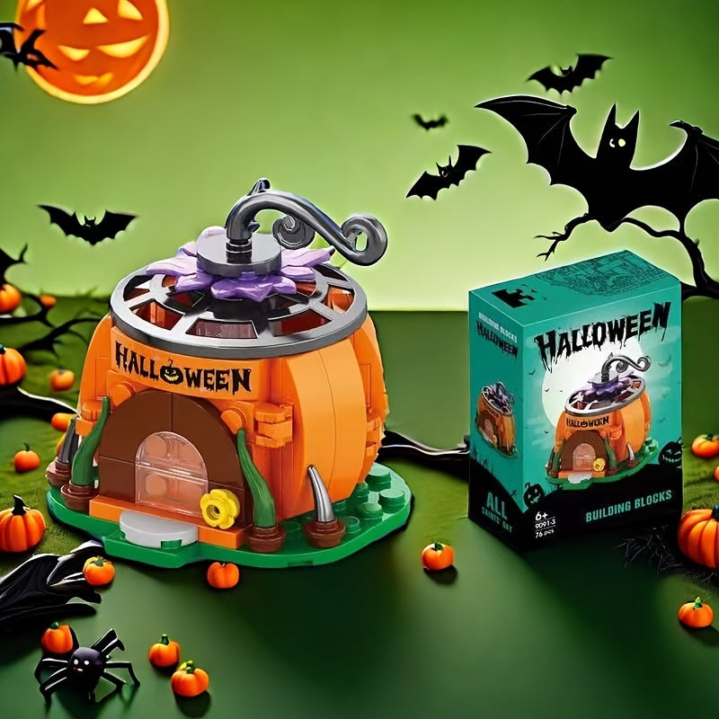 Halloween Candy House Building Block Set