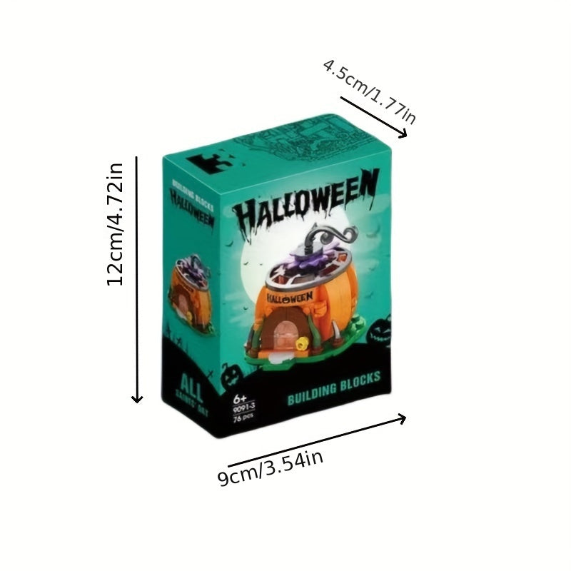 Halloween Candy House Building Block Set