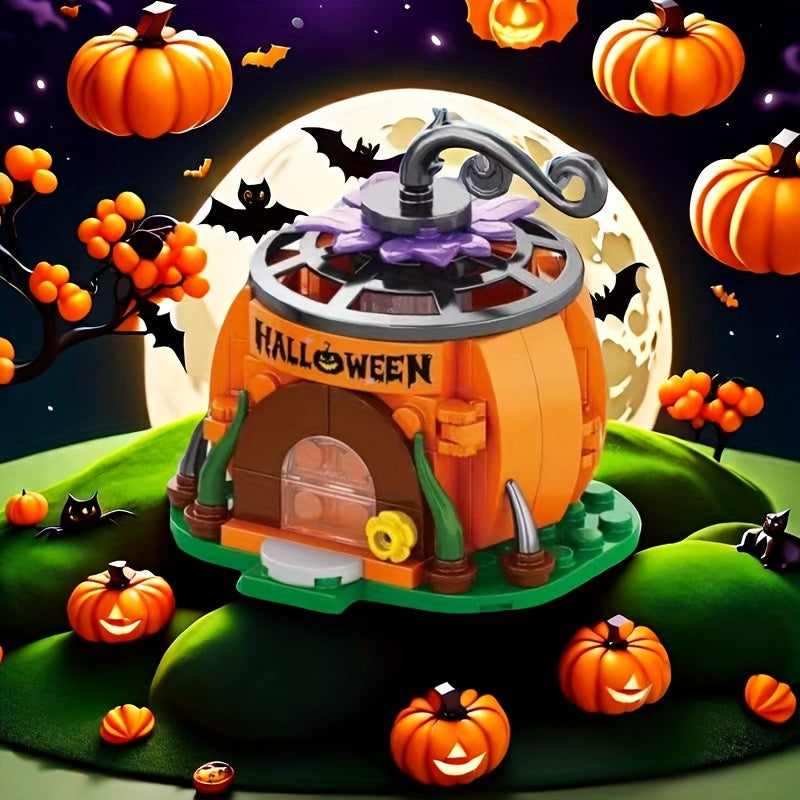 Halloween Candy House Building Block Set