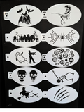 Halloween Stencils Face Painting Collection