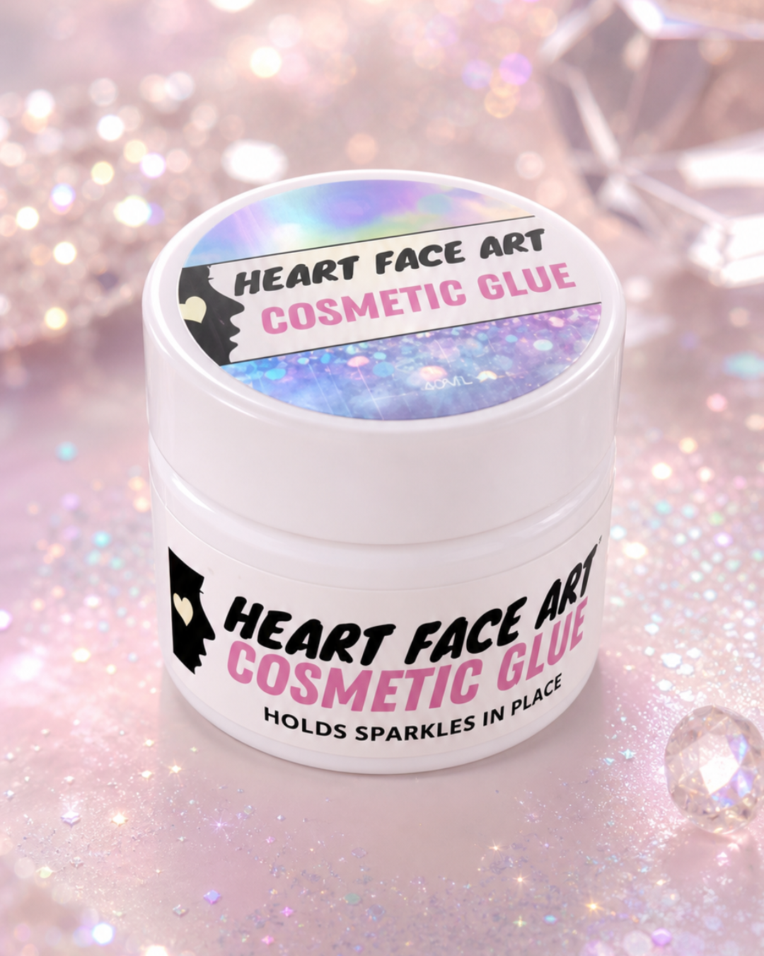 Heart Face Art Cosmetic Glitter Glue – 40ml
