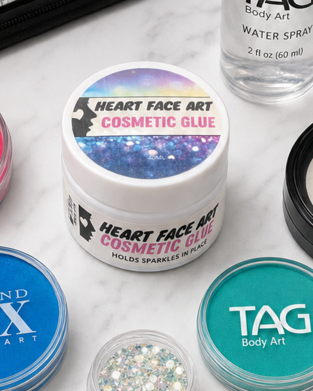 Heart Face Art Cosmetic Glitter Glue – 40ml
