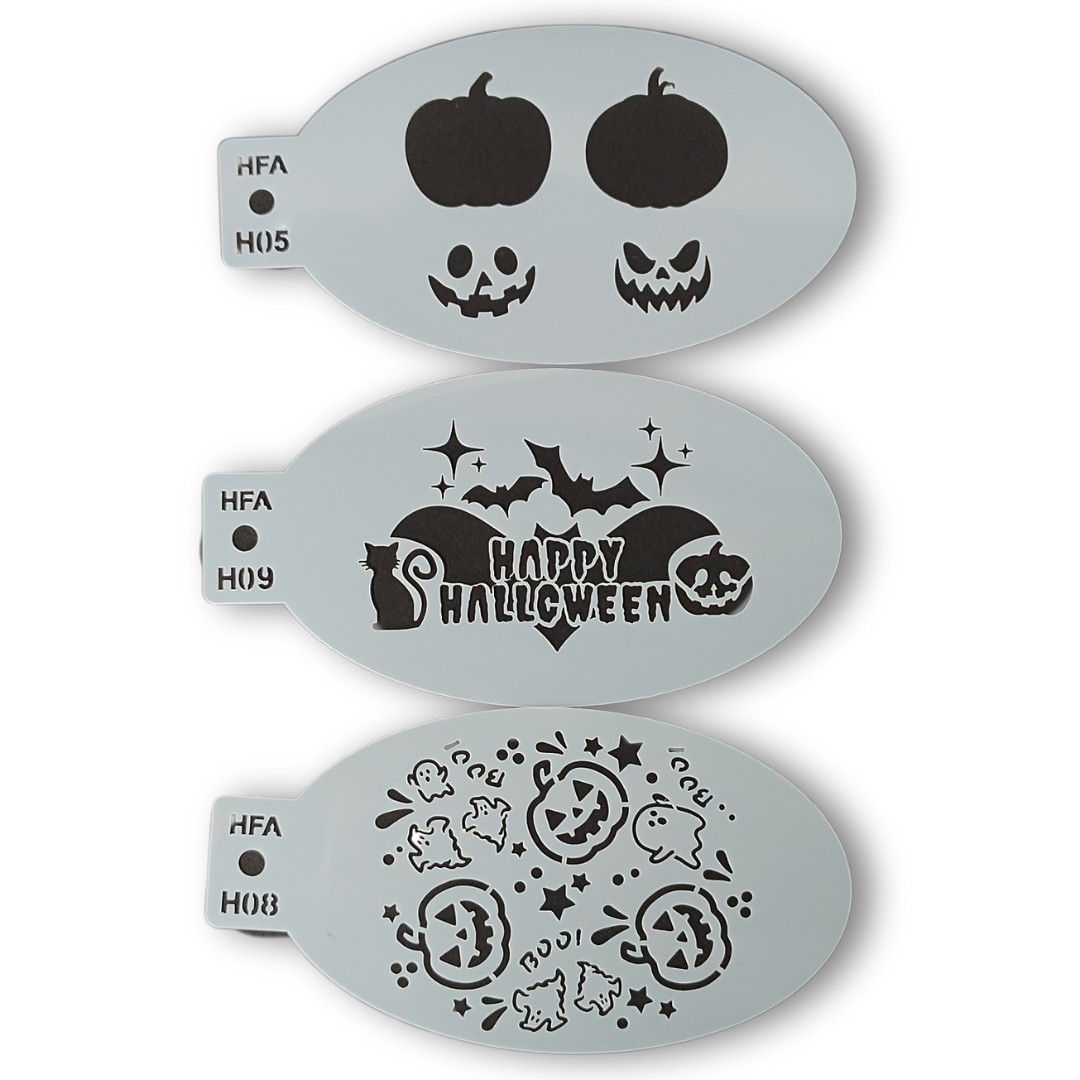 Halloween Party Face Painting Stencil