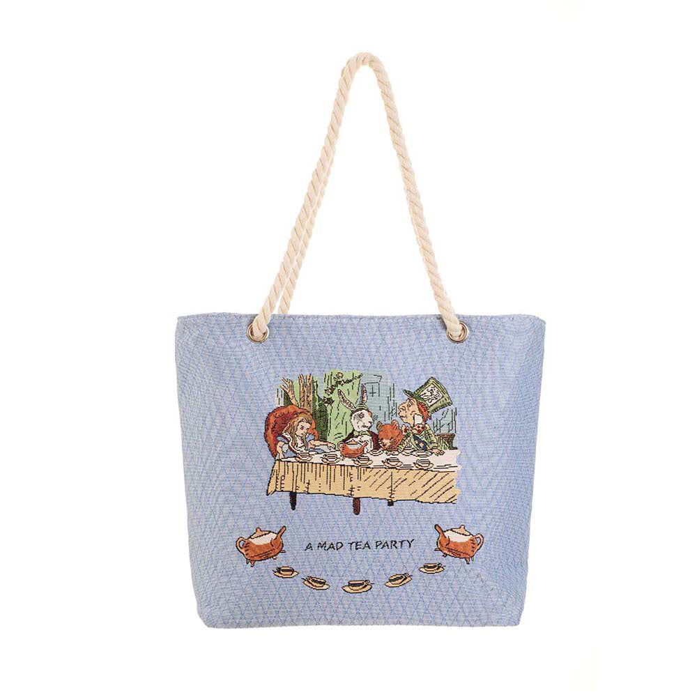 Alice in Wonderland Tea Party - Rope Tote