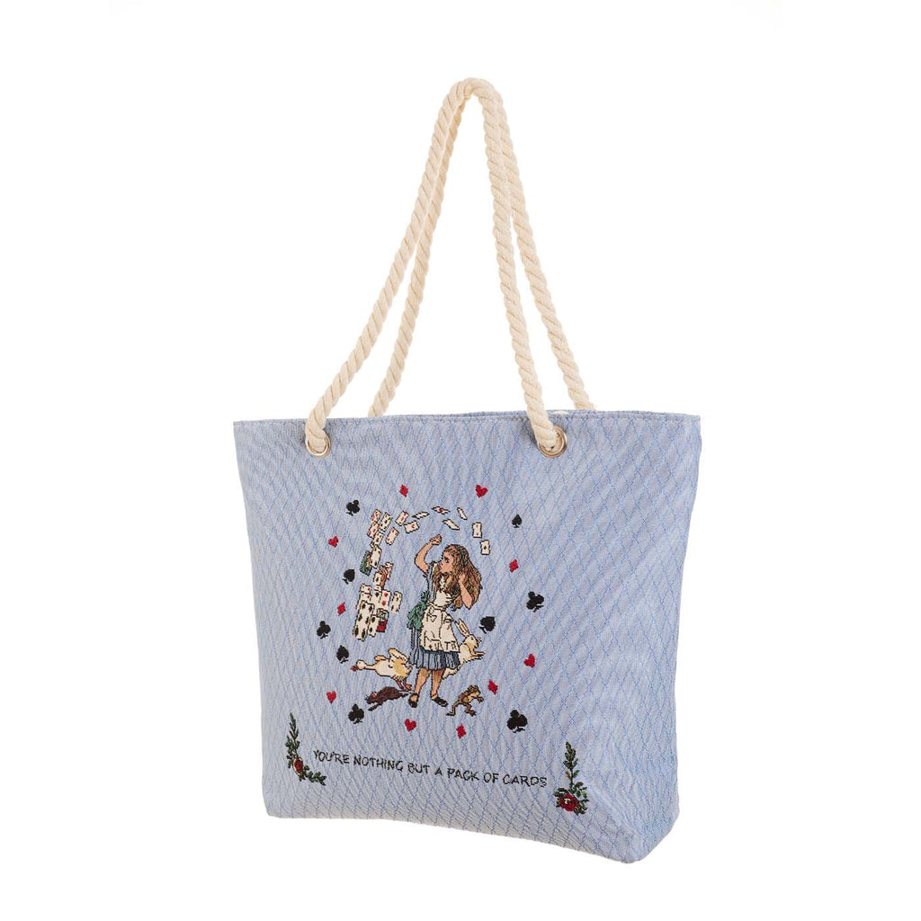 Alice in Wonderland Tea Party - Rope Tote