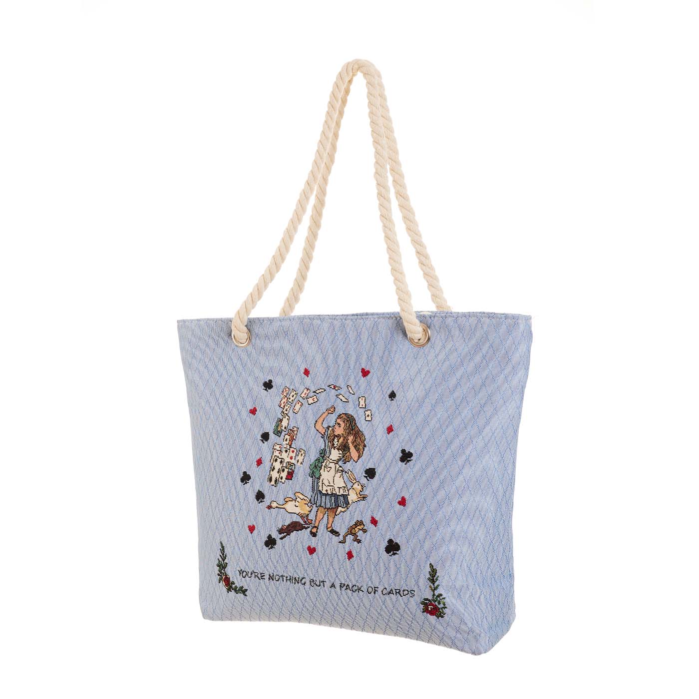 Alice in Wonderland Tea Party - Rope Tote
