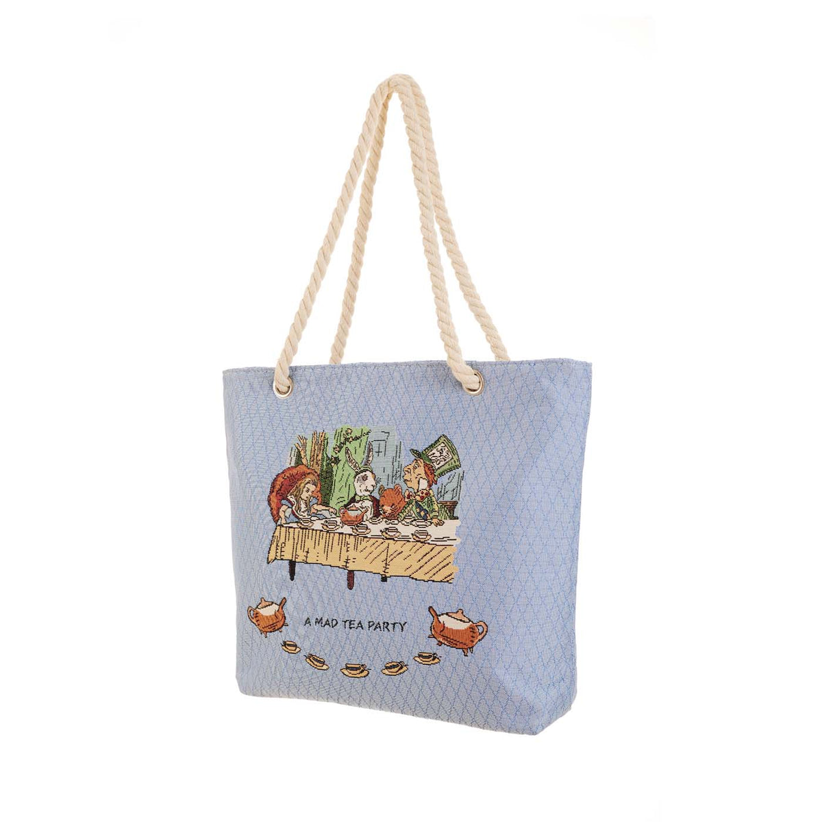 Alice in Wonderland Tea Party - Rope Tote