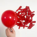 Red & Black Balloon Garland Arch Kit with Confetti Balloons