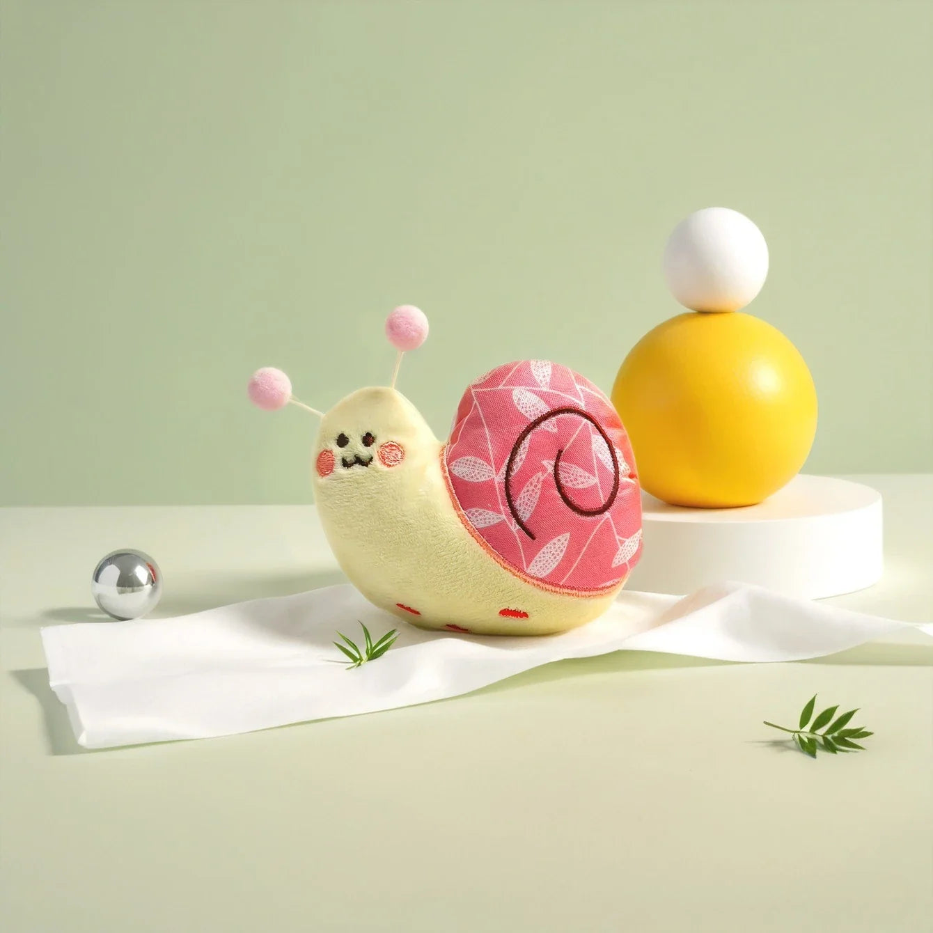 Snail Shaped Dog Plush Toy