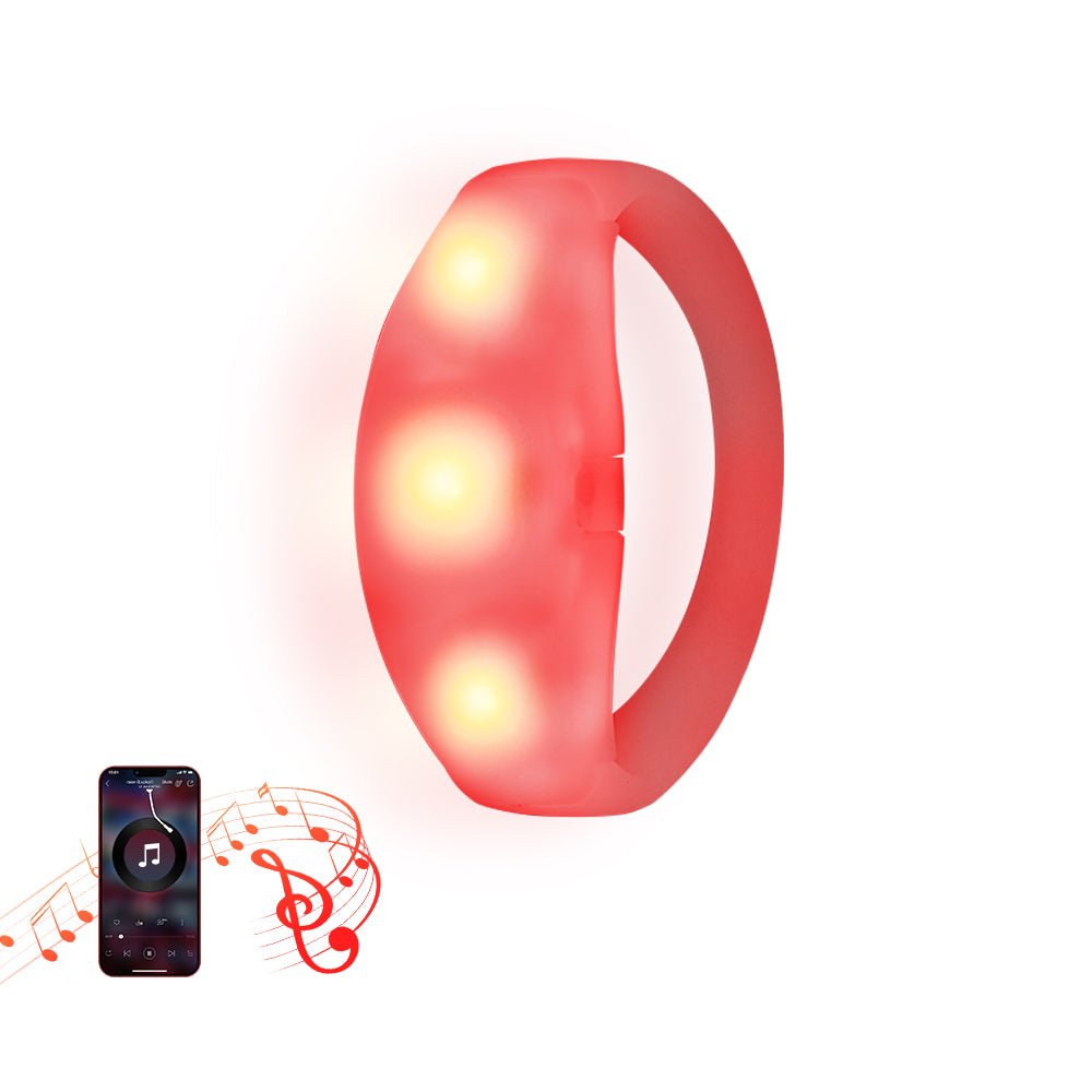 Party Supplies Decorations Wedding Sound Activated LED Wristband for Party(50 Pack)