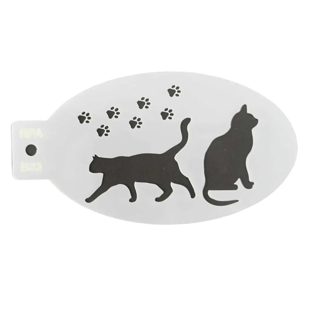 Puddy Cats Face Painting Stencil