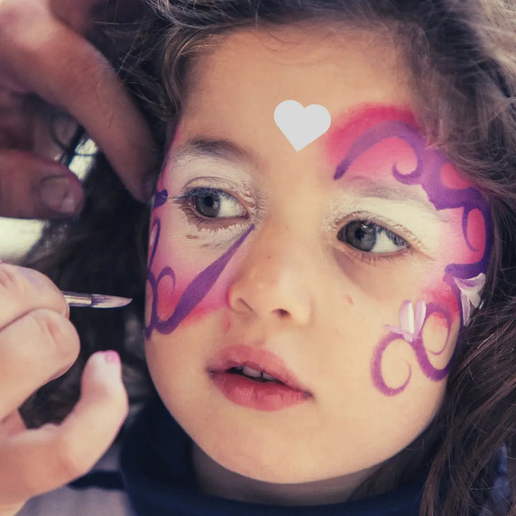 Hearts 2.0 Face Painting Stencil