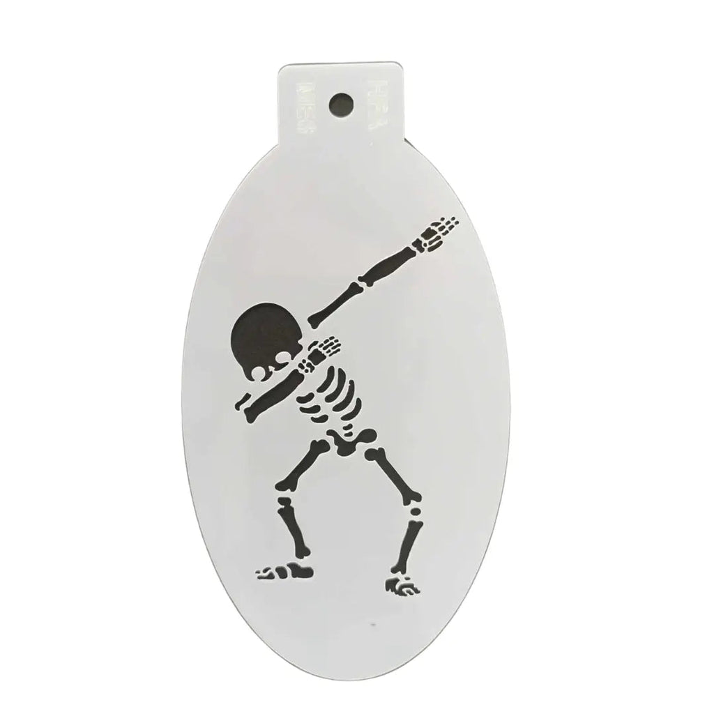 Funny Bones Face Painting Stencil