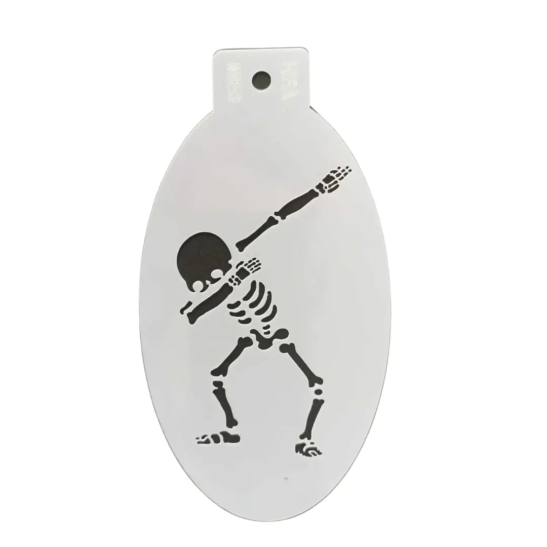 Funny Bones Face Painting Stencil