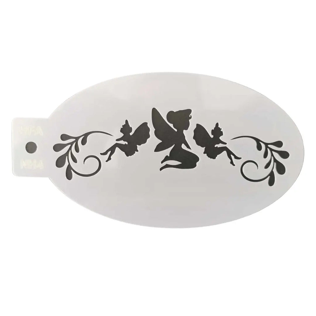 Fairy Wish Crown Face Painting Stencil