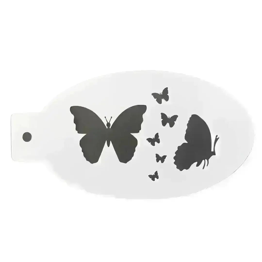 Butterflies 2.0 Face Painting Stencil