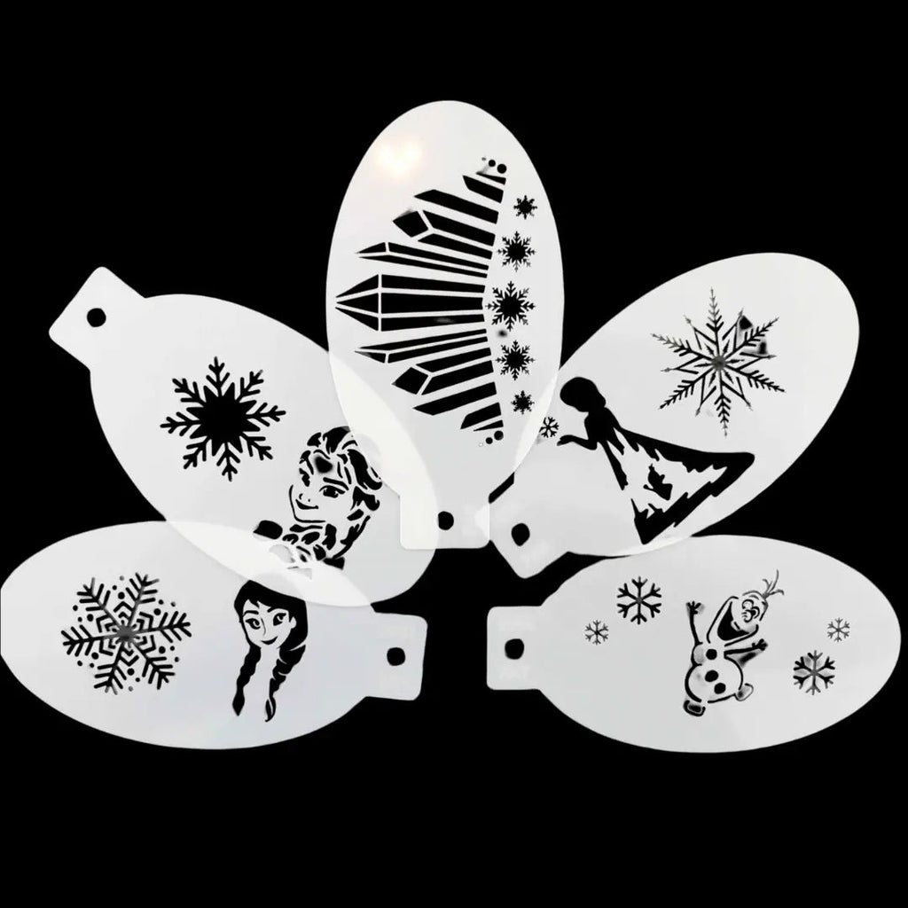 Face Painting Stencil Bundle - Frozen