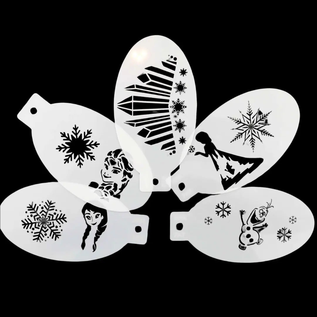 Face Painting Stencil Bundle - Frozen