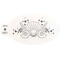 Mermaid Crown 2.0 Face Painting Stencil