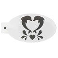 Dolphin Love Face Painting Stencil