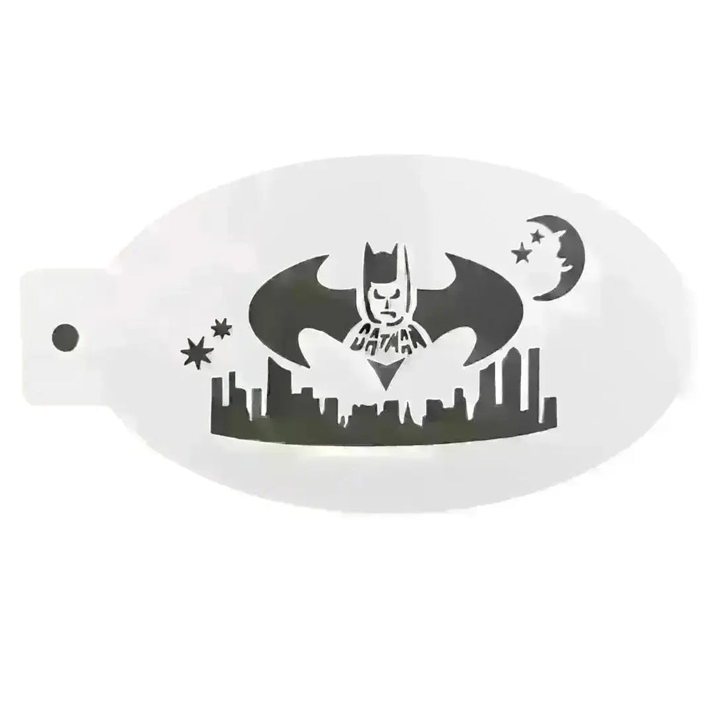 Gotham Night Face Painting Stencil