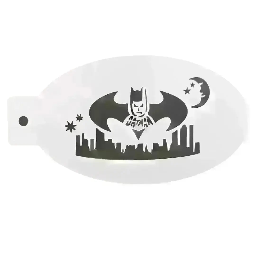 Gotham Night Face Painting Stencil