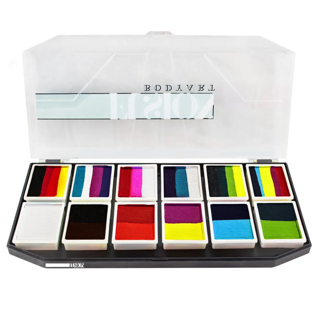 Fusion Body Art Carnival Face Painting Palette