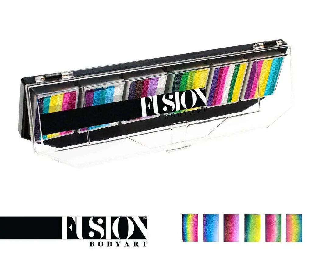 Fusion Body Art Leanne's Pretty Rainbow Face Painting Palette