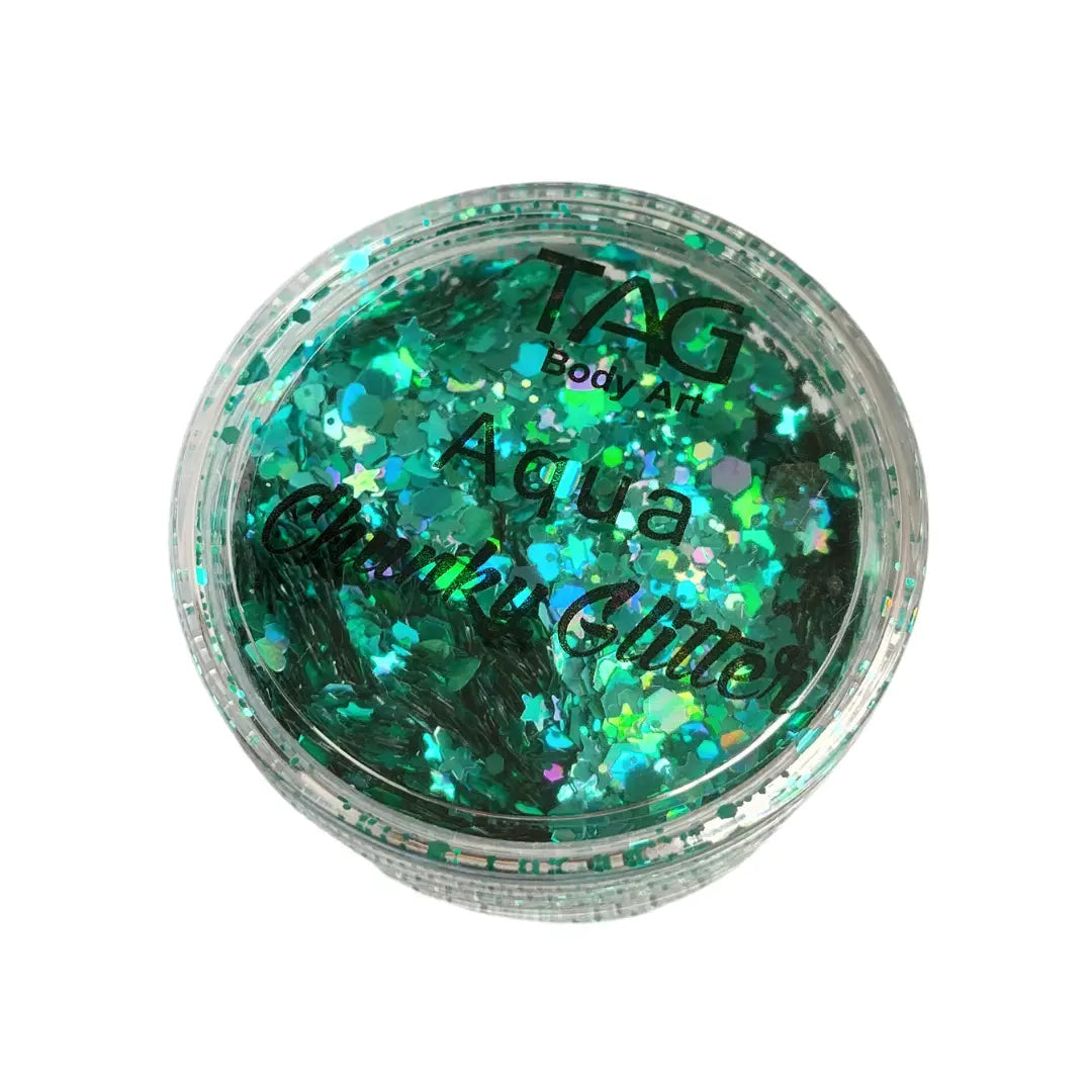 TAG Body Art Aqua Chunky Glitter – 10g