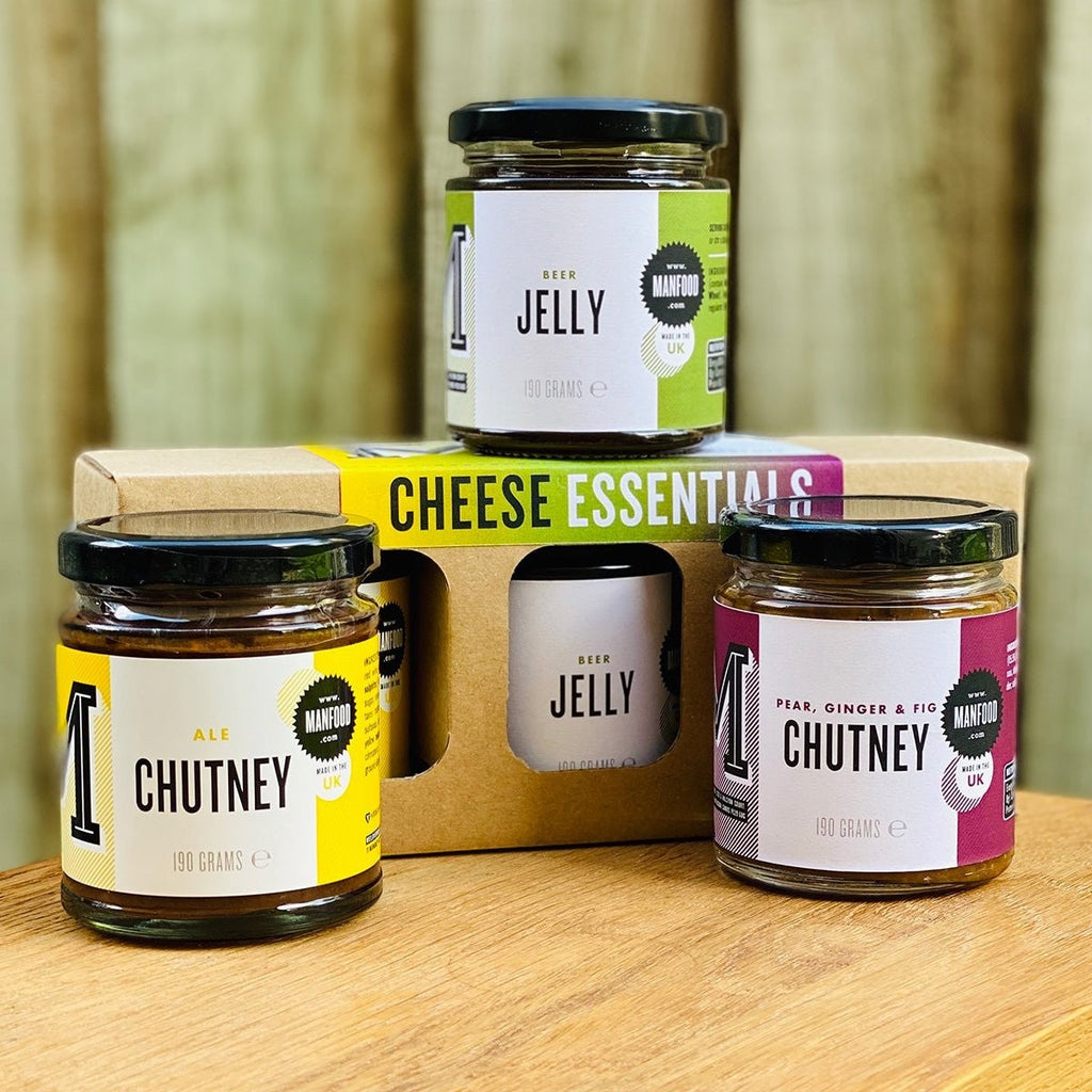 Manfood Cheese Essentials Chutney and Jelly Gift Set