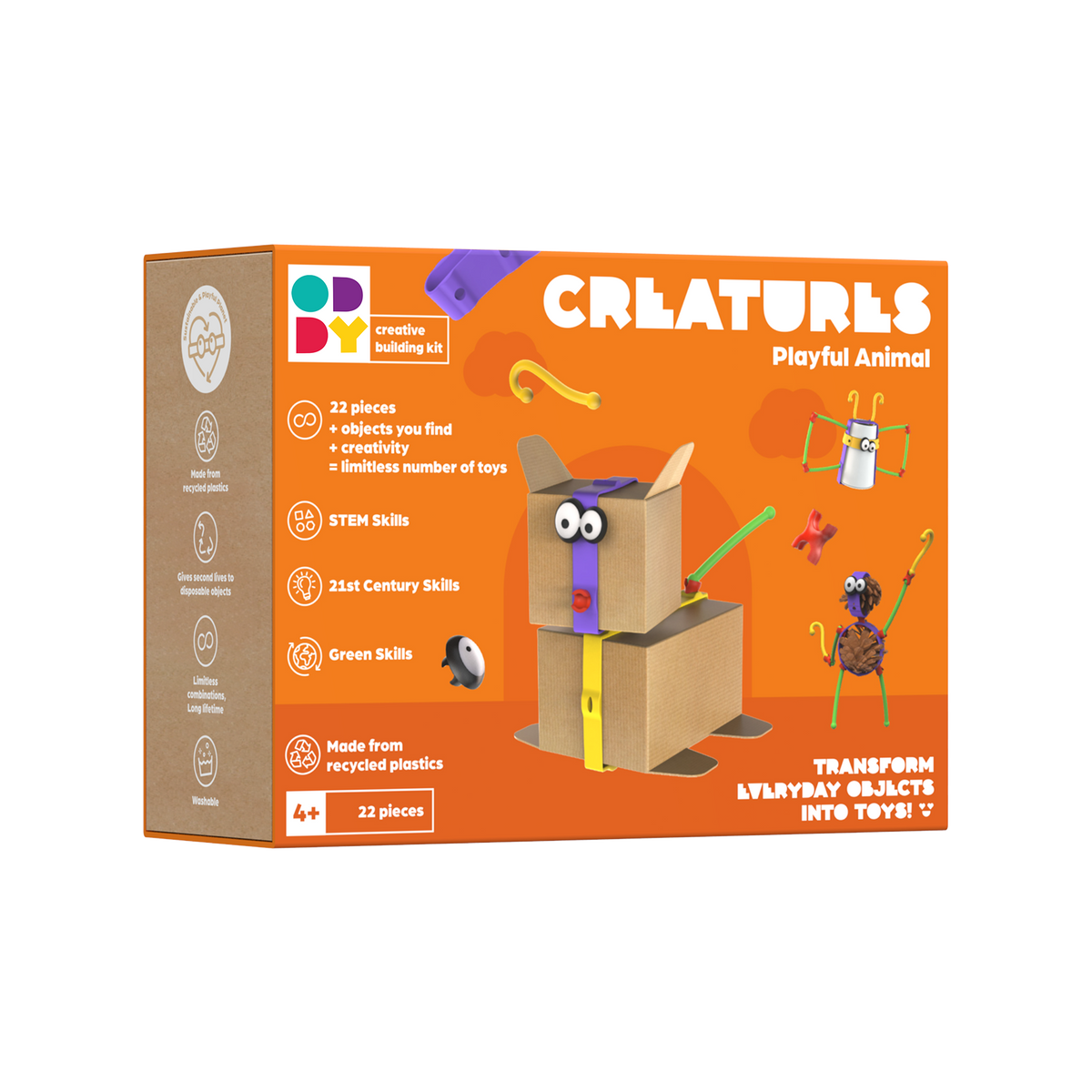 Oddy Creatures Playful Animal Building Kit
