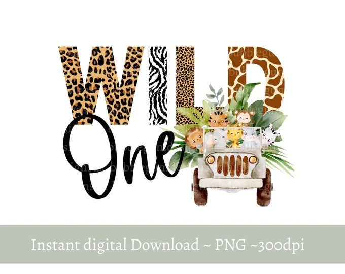 Wild One Safari Party Box